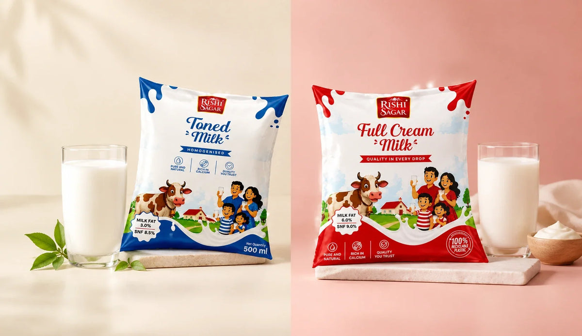 Toned Milk vs Full Cream Milk: What's the Difference?