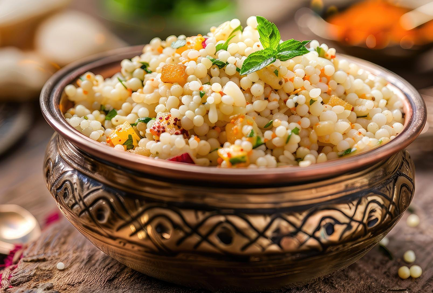 Vrat Special Sabudana Khichdi with Pure Desi Ghee