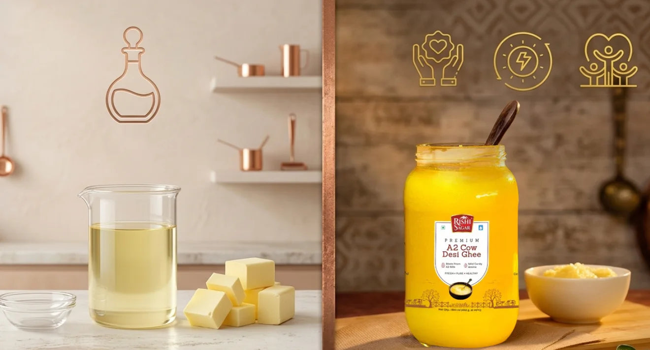What is the Difference between Clarified Butter and Desi Ghee?