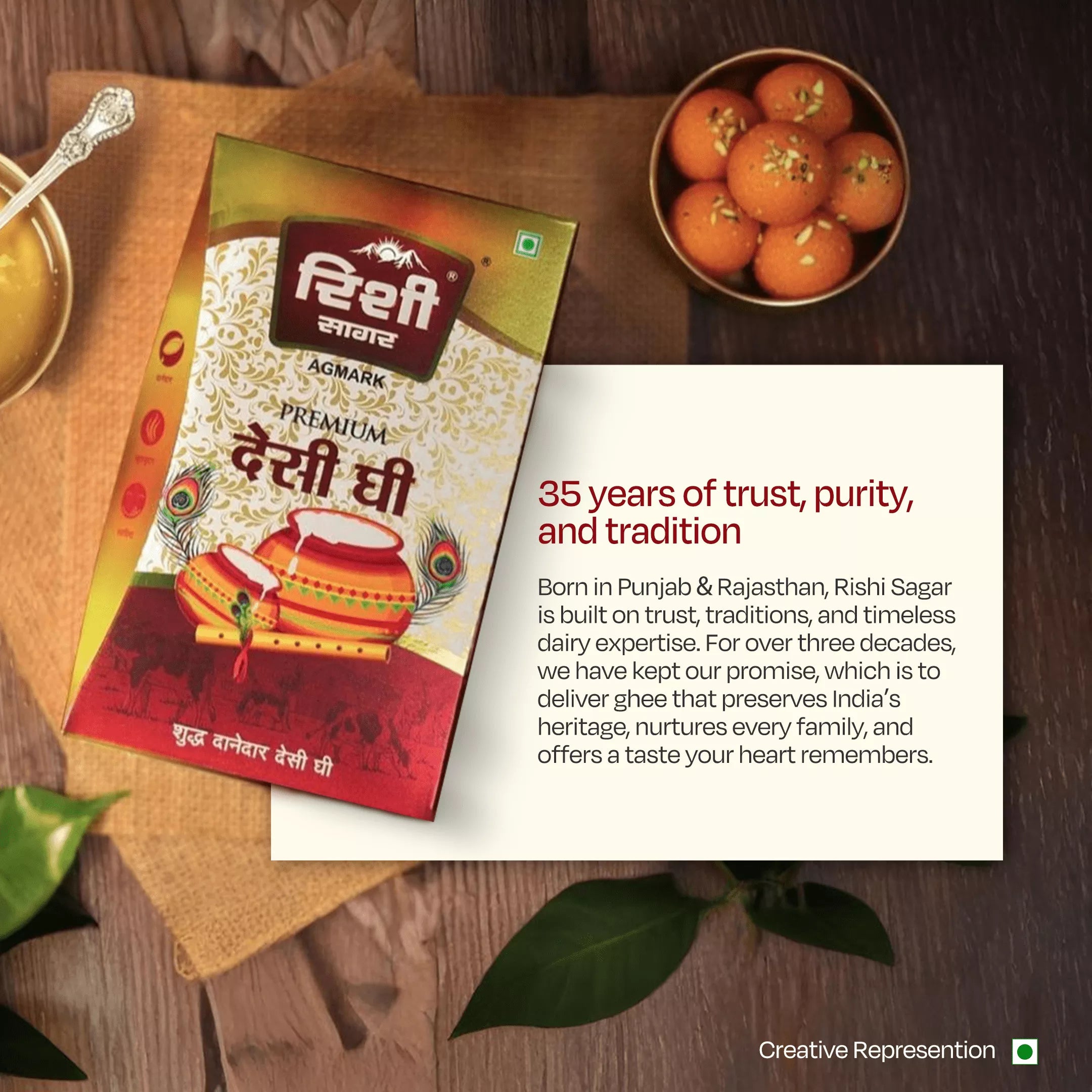 A2 COW DesI Ghee Tetra pack